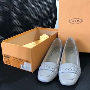 Elephant grey Tod’s beams heels